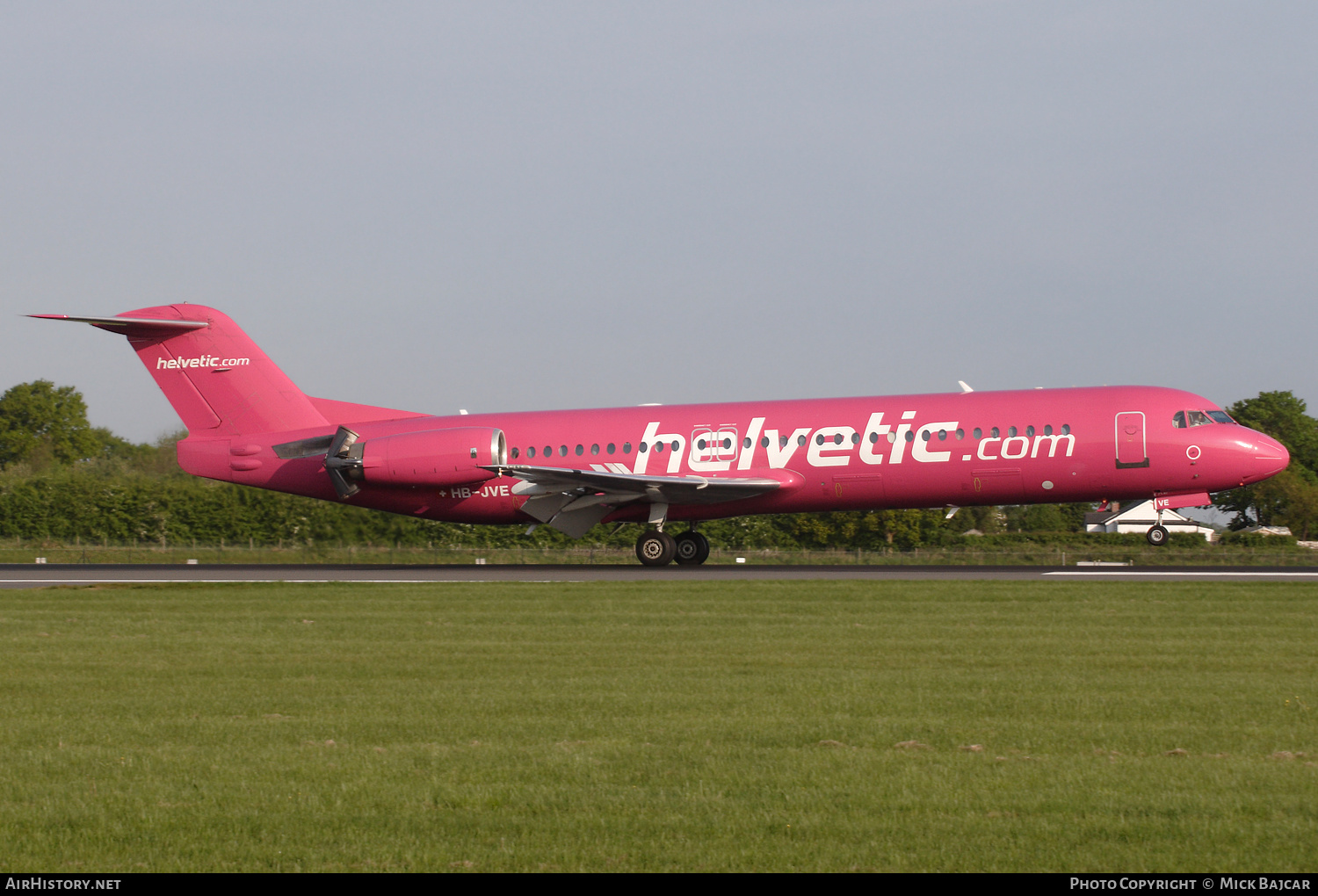 Aircraft Photo of HB-JVE | Fokker 100 (F28-0100) | Helvetic Airways | AirHistory.net #333377