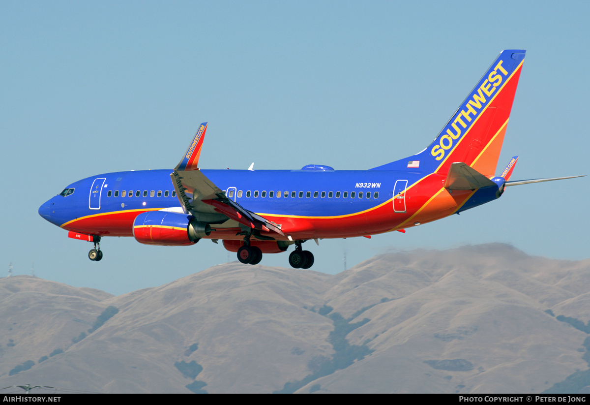 Aircraft Photo of N932WN | Boeing 737-7H4 | Southwest Airlines | AirHistory.net #333383
