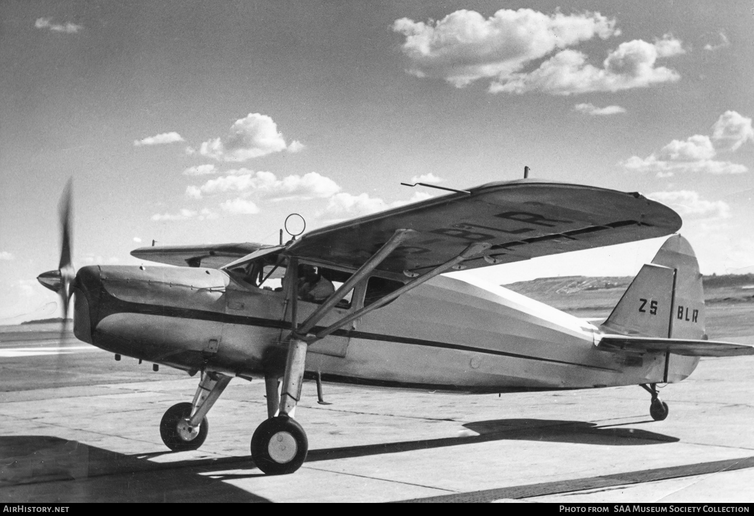 Aircraft Photo of ZS-BLR | Fairchild 24R | AirHistory.net #333394