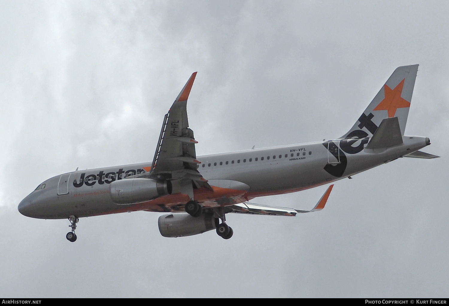 Aircraft Photo of VH-VFL | Airbus A320-232 | Jetstar Airways | AirHistory.net #333408
