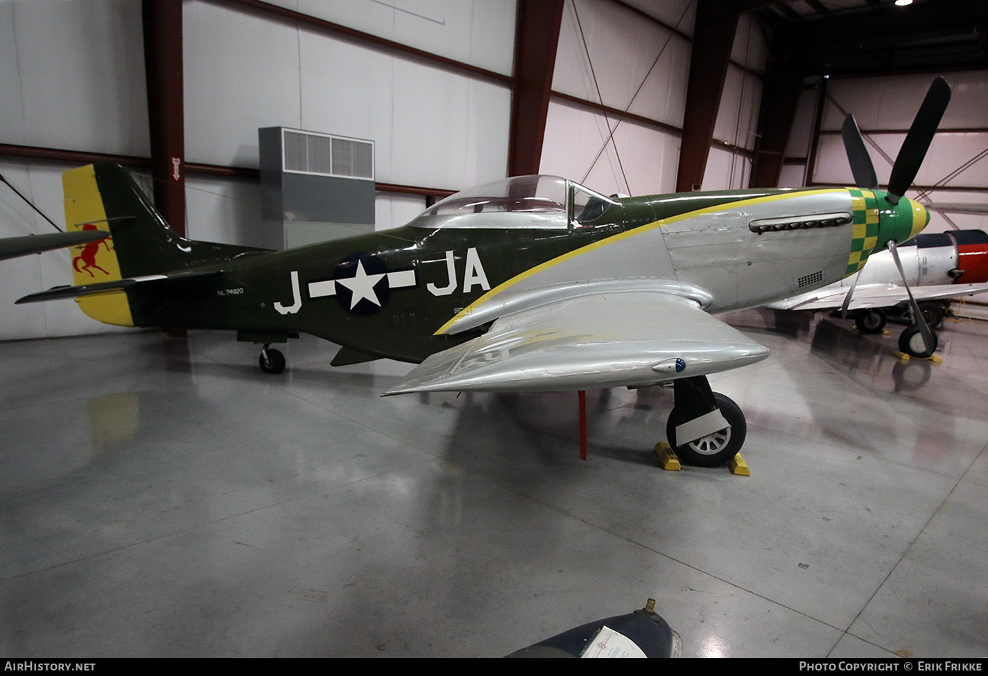 Aircraft Photo of N74920 / NL74920 | North American P-51D Mustang | USA - Air Force | AirHistory.net #333411