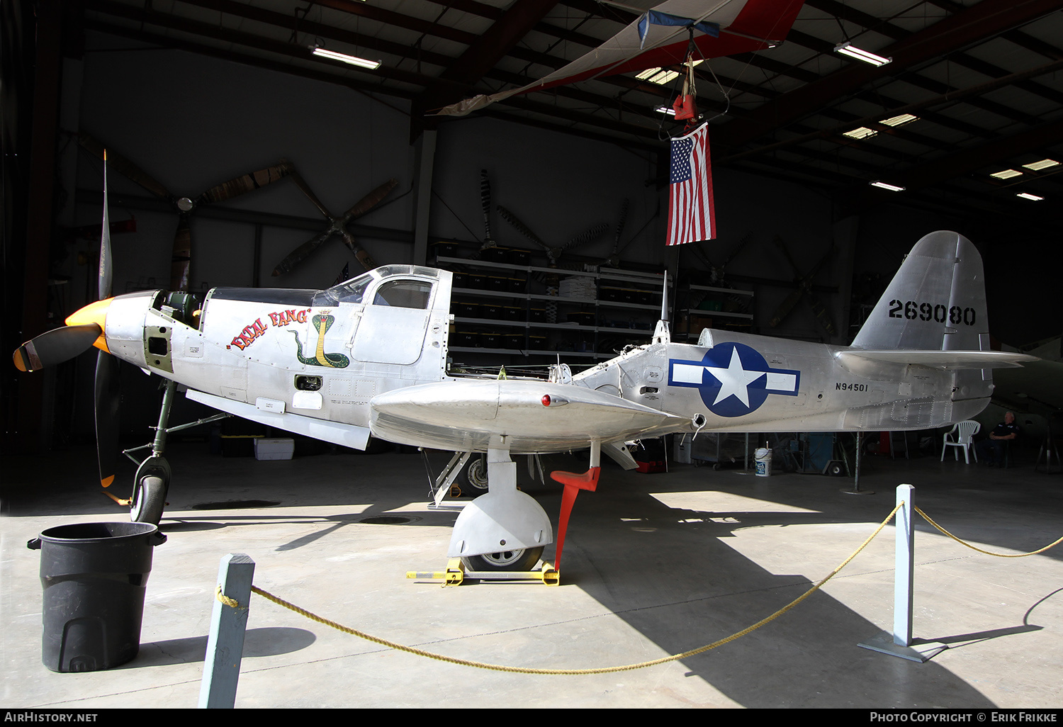 Aircraft Photo of N94501 / 269080 | Bell P-63A Kingcobra | USA - Air Force | AirHistory.net #333416