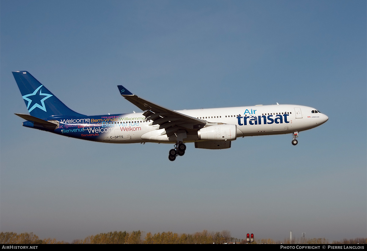 Aircraft Photo of C-GPTS | Airbus A330-243 | Air Transat | AirHistory.net #333434