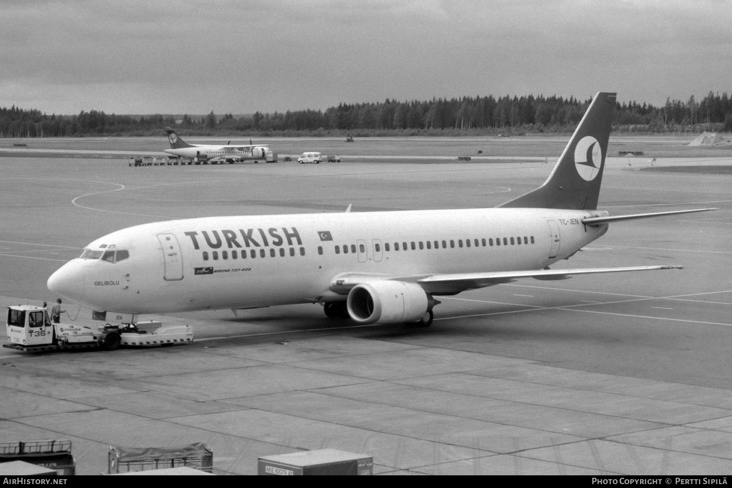 Aircraft Photo of TC-JEN | Boeing 737-4Q8 | Turkish Airlines | AirHistory.net #333481