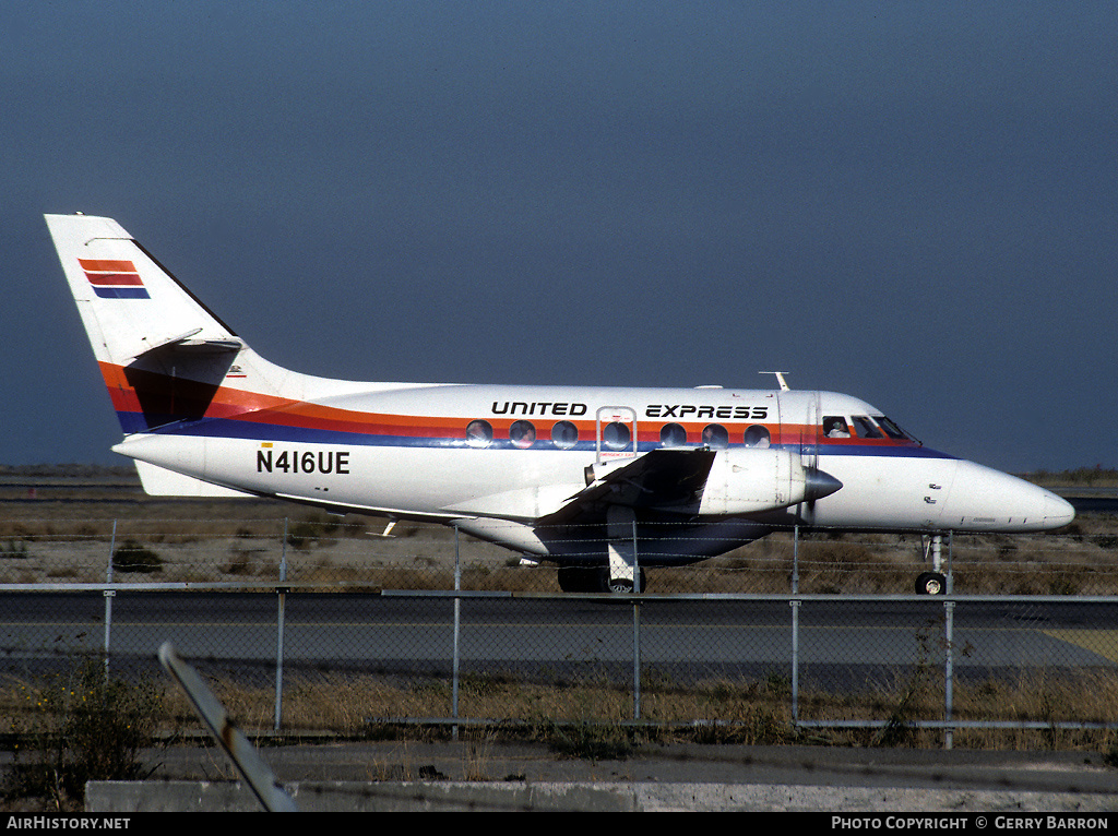 Aircraft Photo of N416UE | British Aerospace BAe-3101 Jetstream 31 | United Express | AirHistory.net #333487
