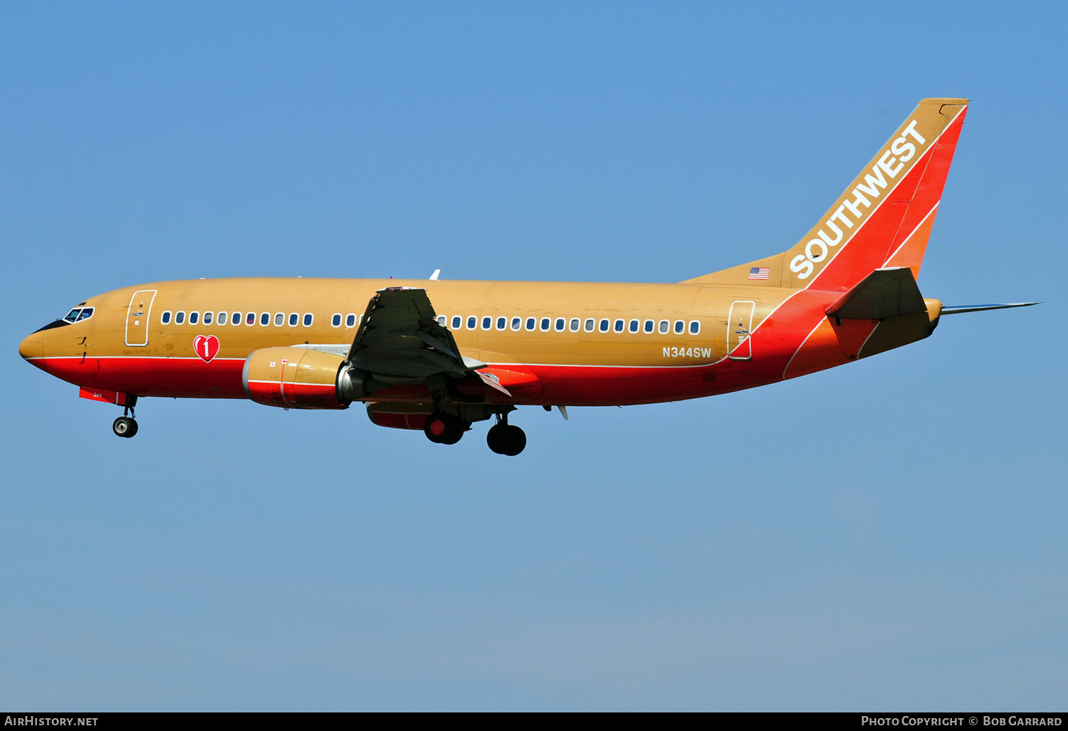 Aircraft Photo of N344SW | Boeing 737-3H4 | Southwest Airlines | AirHistory.net #333489