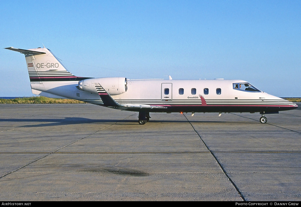 Aircraft Photo of OE-GRO | Gates Learjet 55 | Grossmann Air Service | AirHistory.net #333492