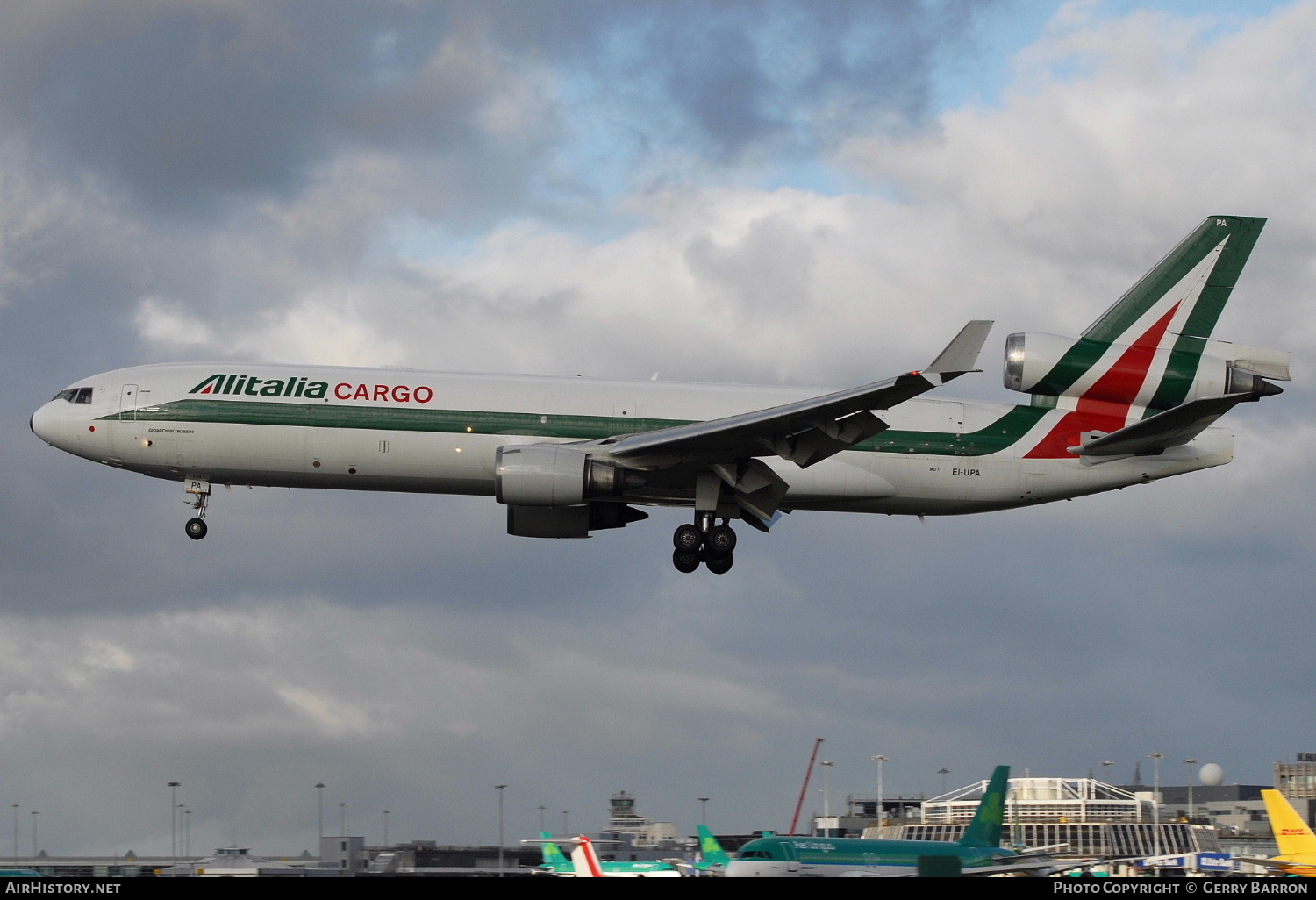 Aircraft Photo of EI-UPA | McDonnell Douglas MD-11/F | Alitalia Cargo | AirHistory.net #333504