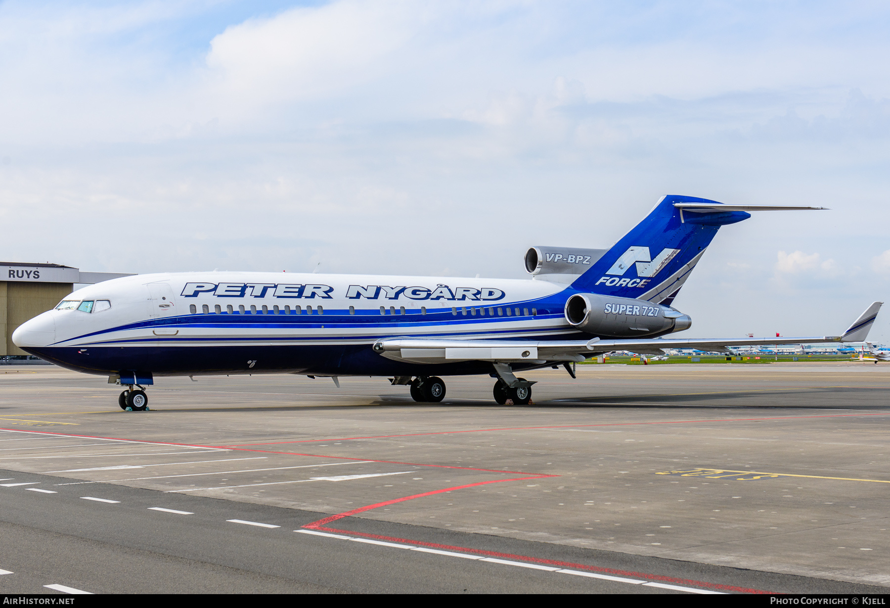 Aircraft Photo of VP-BPZ | Boeing 727-17(RE) Super 27 | Peter Nygård | AirHistory.net #333510