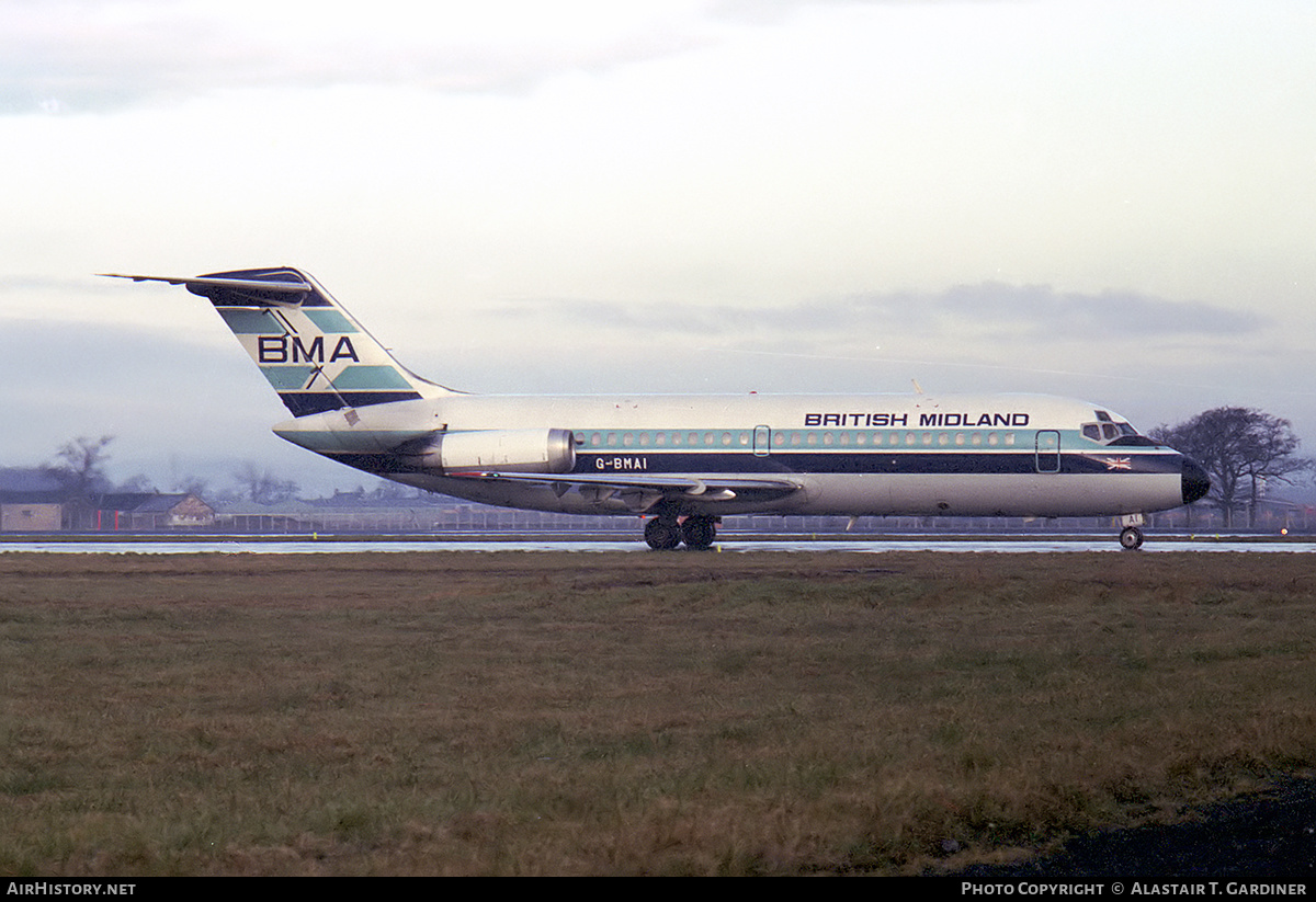 Aircraft Photo of G-BMAI | Douglas DC-9-14 | British Midland Airways - BMA | AirHistory.net #333514