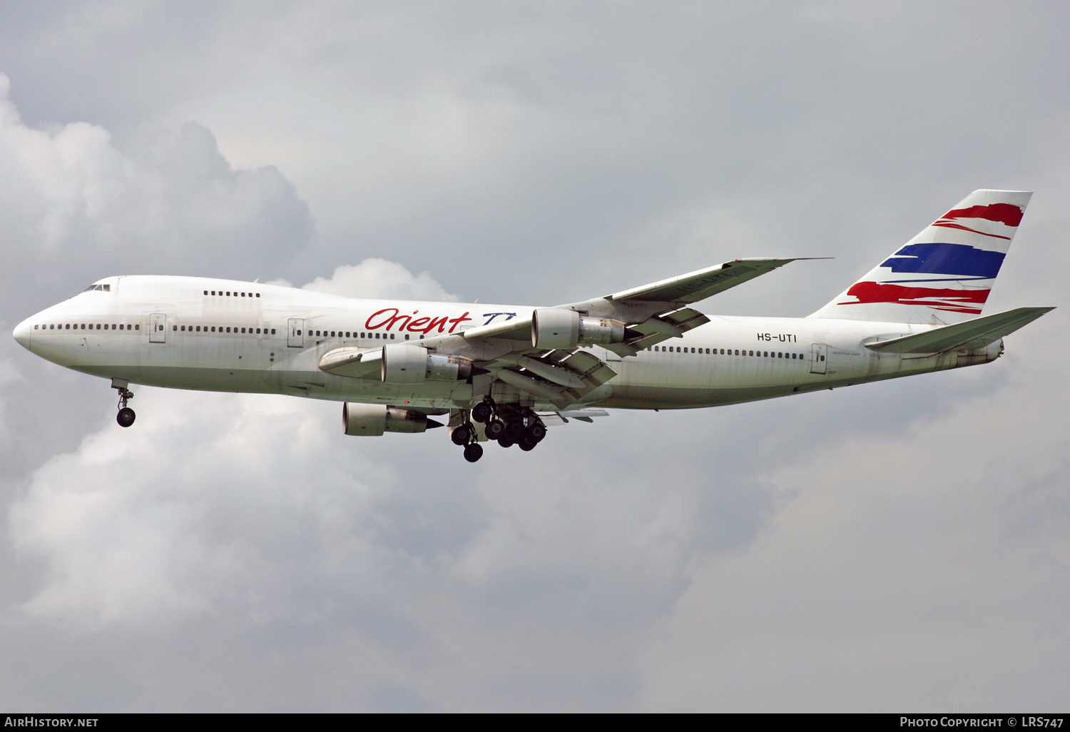 Aircraft Photo of HS-UTI | Boeing 747-246B | Orient Thai Airlines | AirHistory.net #333530