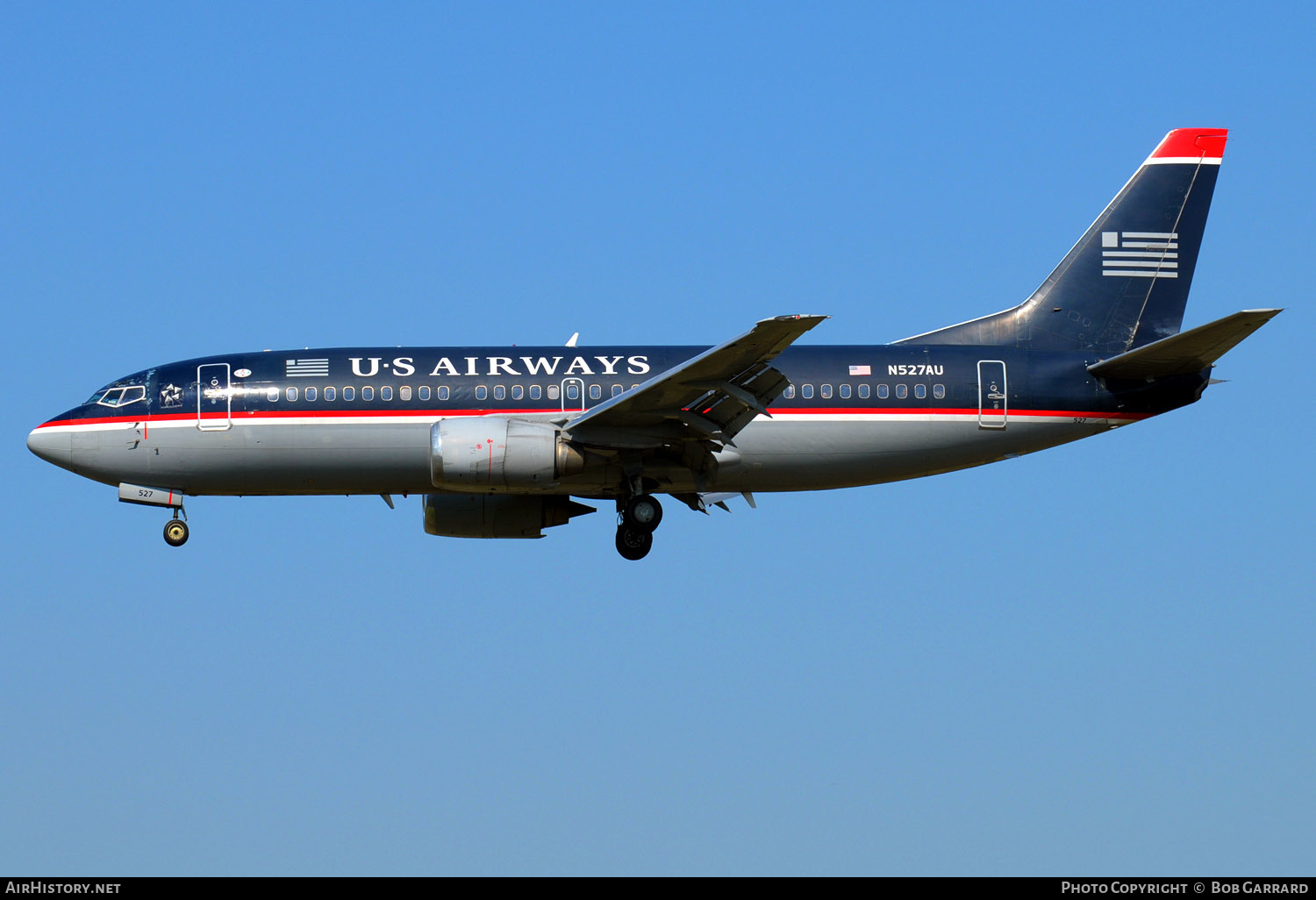 Aircraft Photo of N527AU | Boeing 737-3B7 | US Airways | AirHistory.net #333543