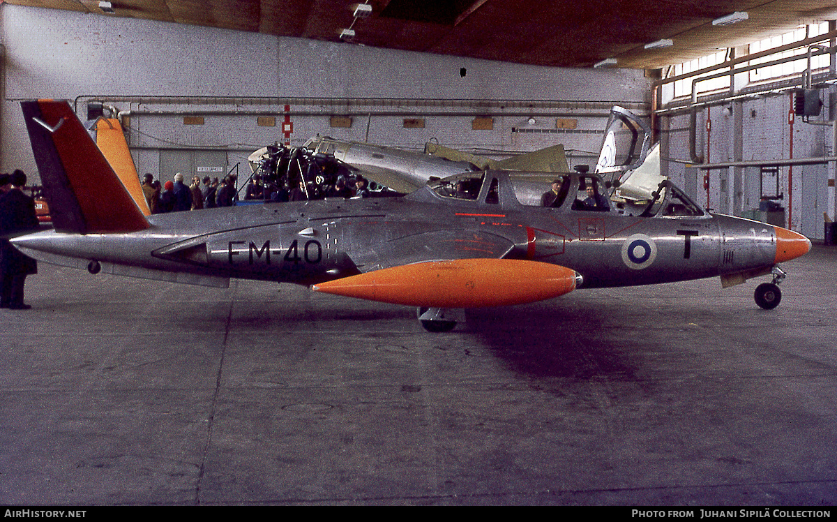 Aircraft Photo of FM-40 | Fouga CM-170R Magister | Finland - Air Force | AirHistory.net #333580