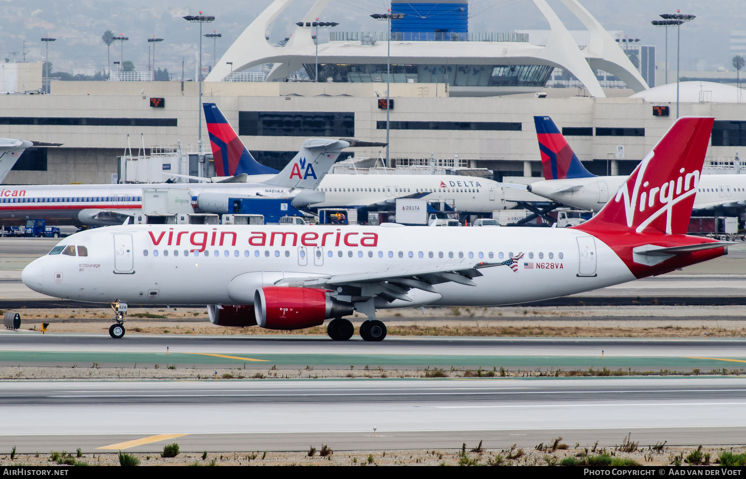 Aircraft Photo of N628VA | Airbus A320-214 | Virgin America | AirHistory.net #333587