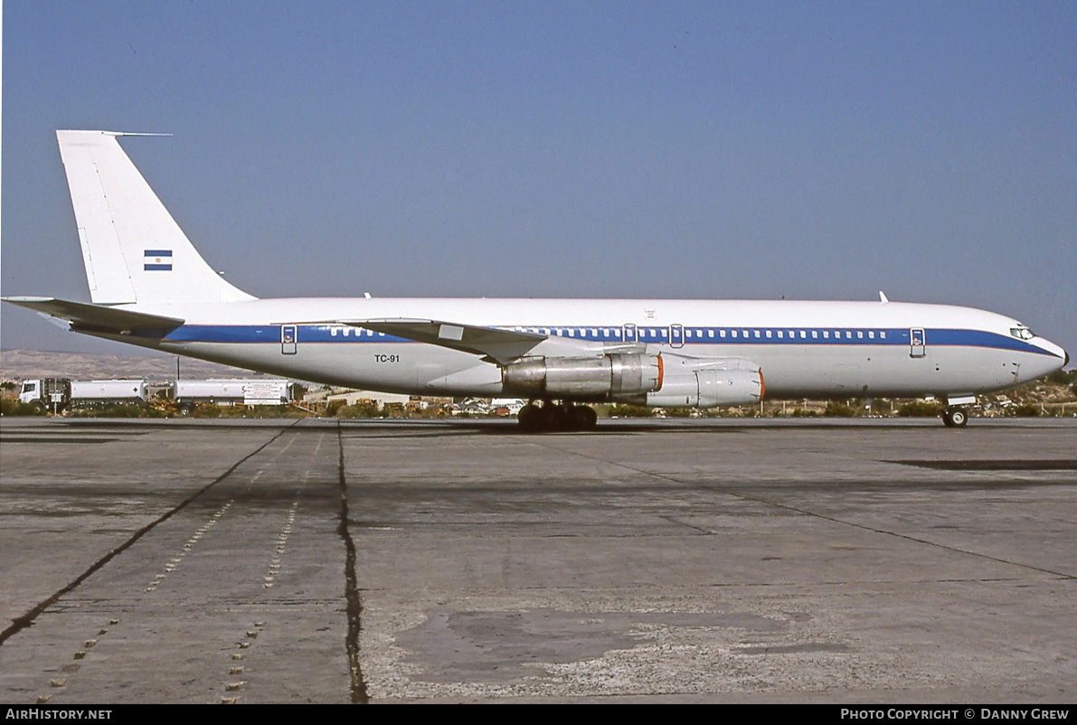 Aircraft Photo of TC-91 | Boeing 707-387C | Argentina - Air Force | AirHistory.net #333610