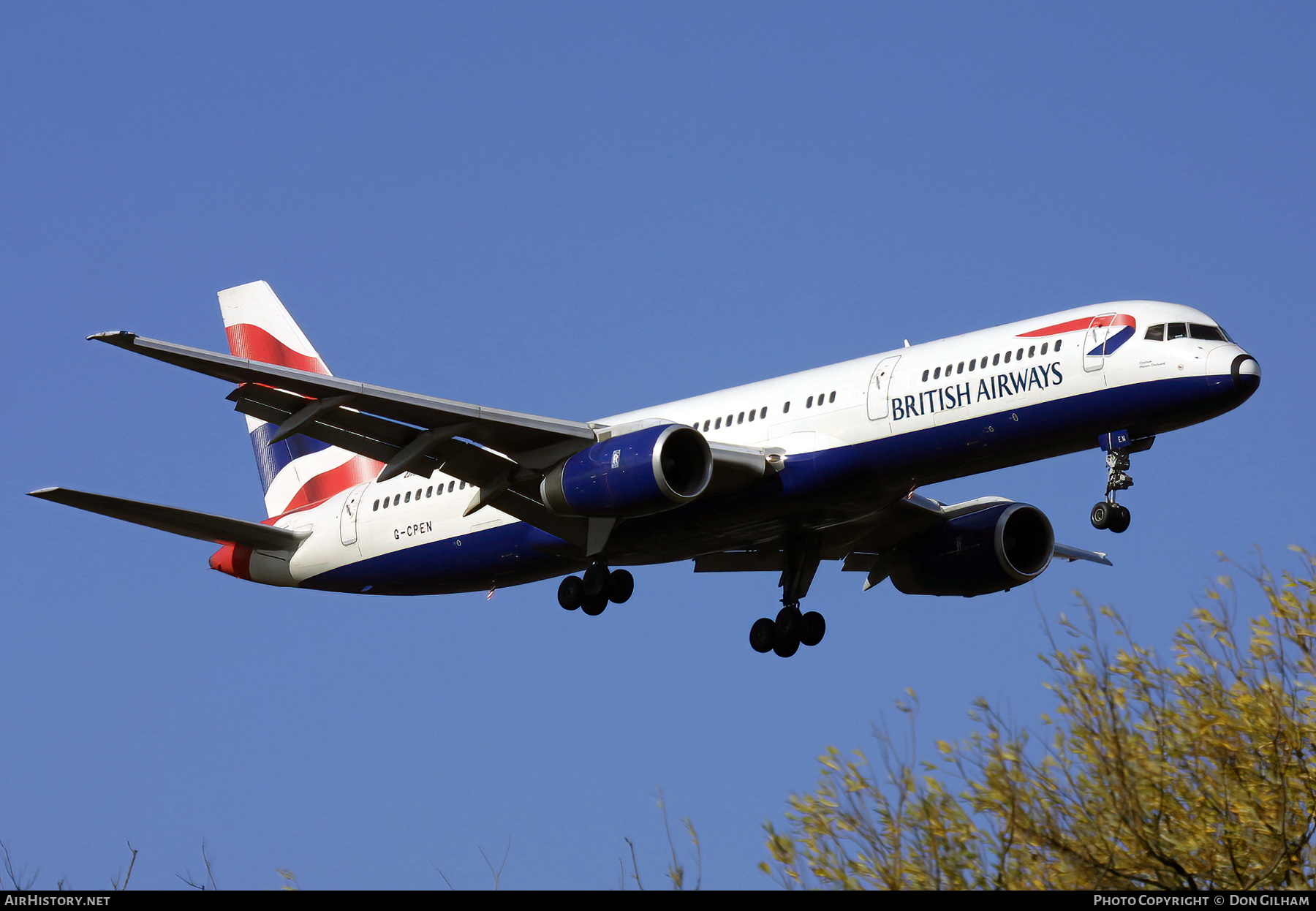 Aircraft Photo of G-CPEN | Boeing 757-236 | British Airways | AirHistory.net #333633