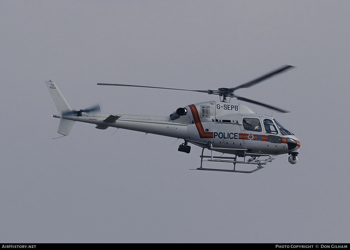 Aircraft Photo of G-SEPB | Aerospatiale AS-355N Ecureuil 2 | Police | AirHistory.net #333635