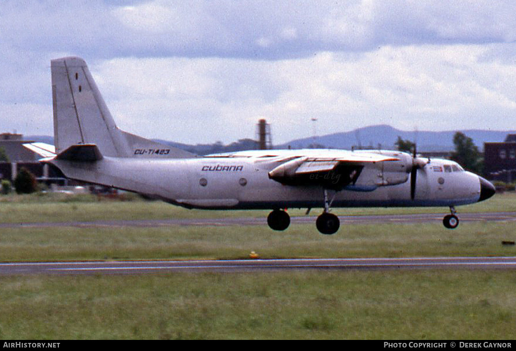 Aircraft Photo of CU-T1423 | Antonov An-26 | Cubana | AirHistory.net #333637