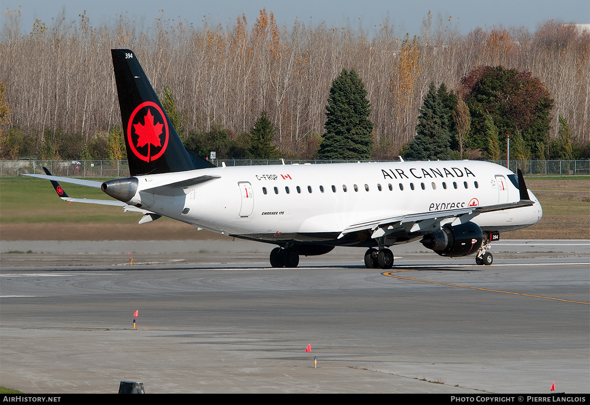Aircraft Photo of C-FRQP | Embraer 175LR (ERJ-170-200LR) | Air Canada Express | AirHistory.net #333639