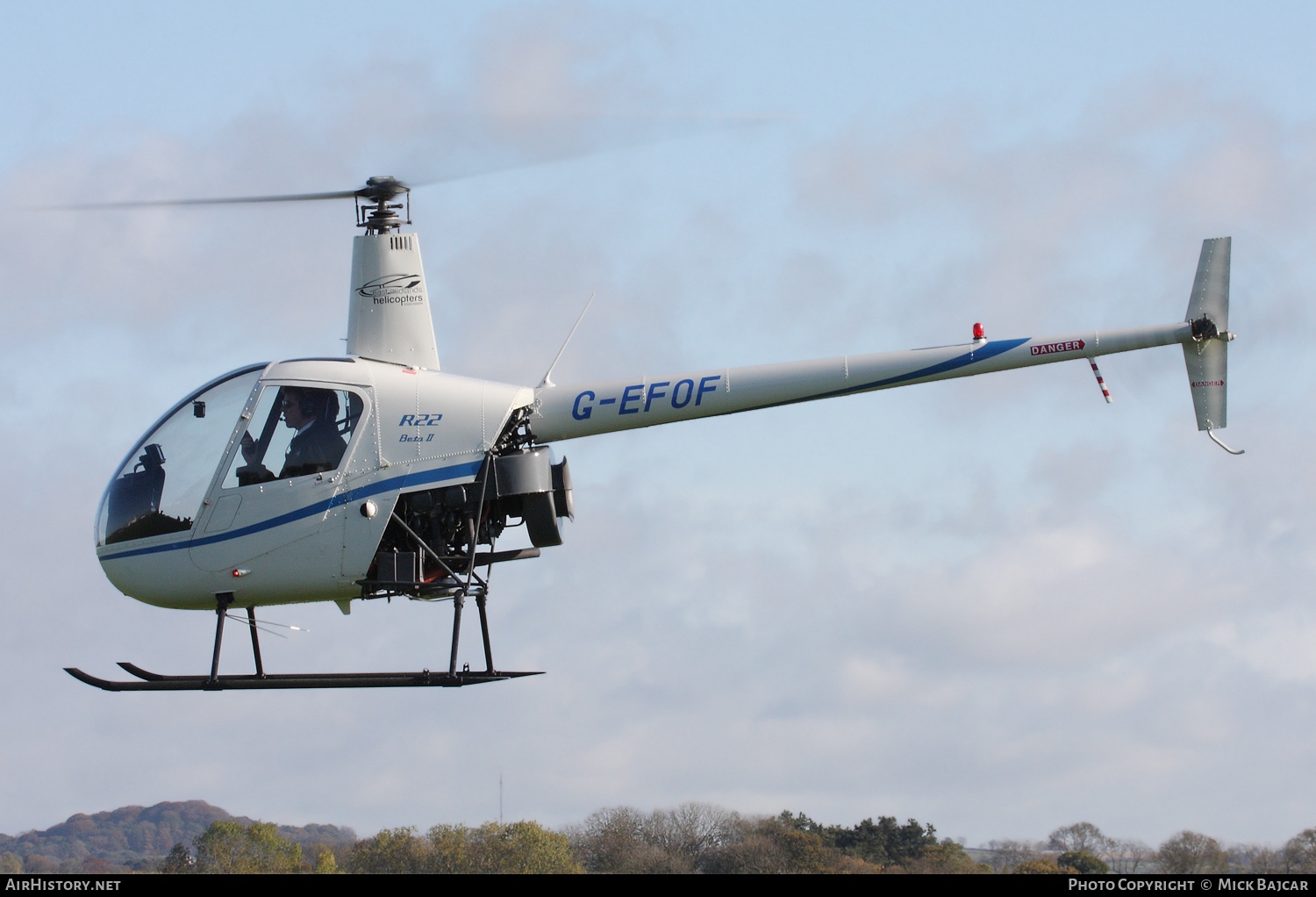 Aircraft Photo of G-EFOF | Robinson R-22 Beta II | East Midlands Helicopters | AirHistory.net #333667