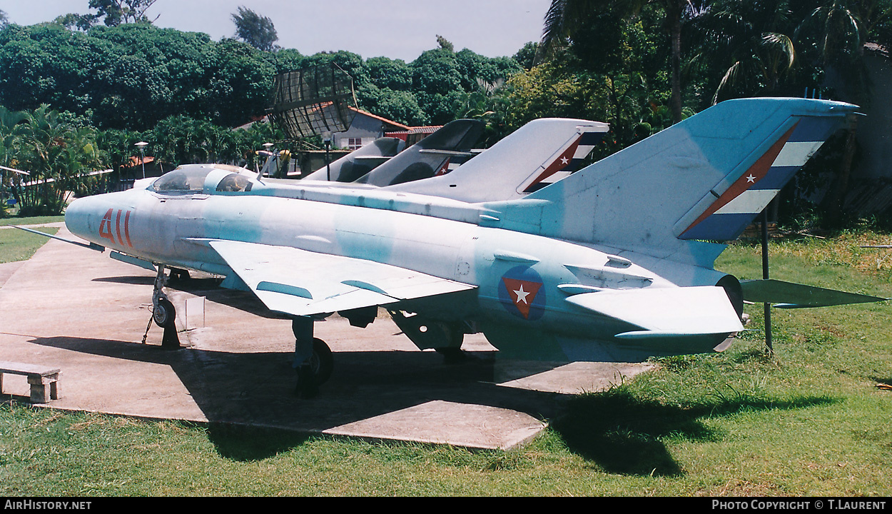 Aircraft Photo of 411 | Mikoyan-Gurevich MiG-21F-13 | Cuba - Air Force | AirHistory.net #333668