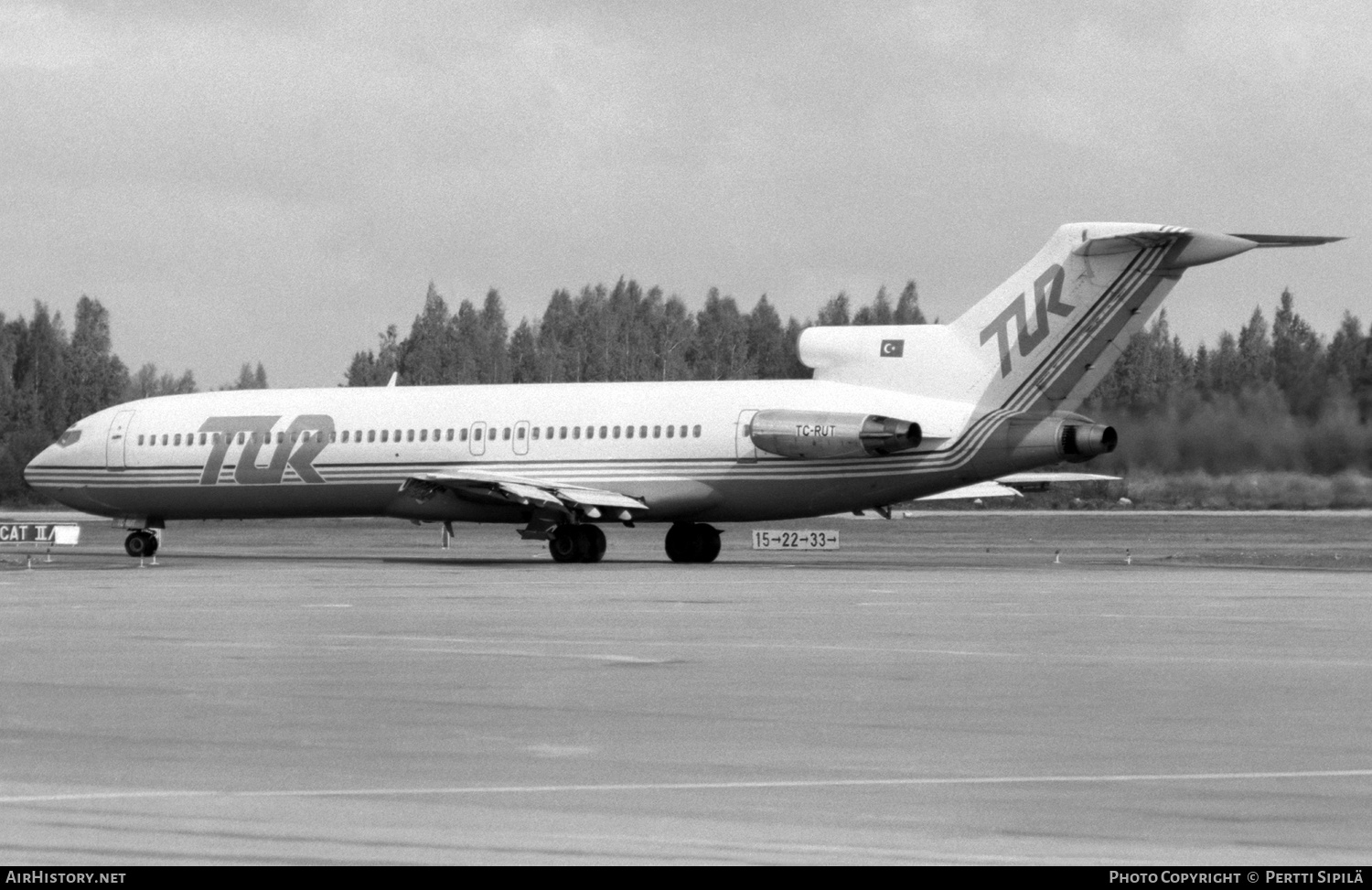 Aircraft Photo of TC-RUT | Boeing 727-230/Adv | TUR - European Airlines | AirHistory.net #333673