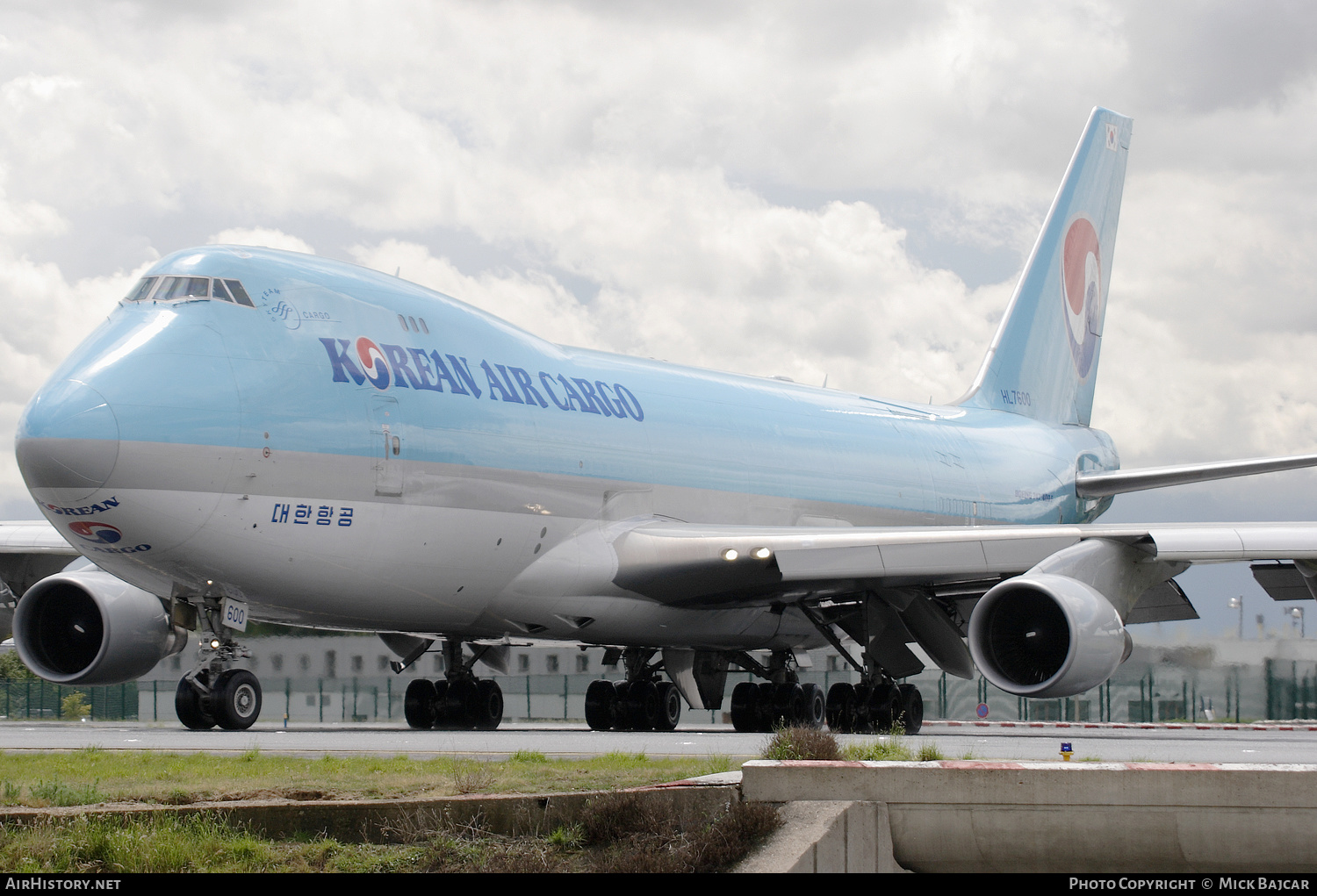 Aircraft Photo of HL7600 | Boeing 747-4B5F/ER/SCD | Korean Air Cargo | AirHistory.net #333680