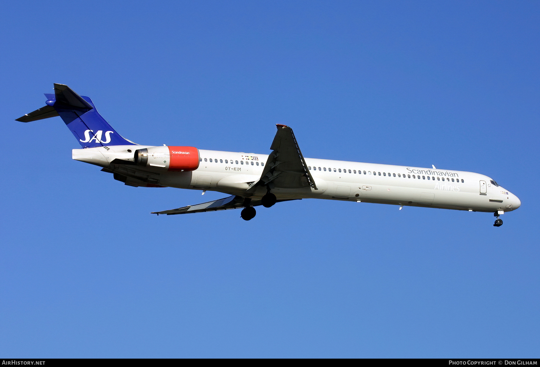 Aircraft Photo of OY-KIM | McDonnell Douglas MD-90-30 | Scandinavian Airlines - SAS | AirHistory.net #333725