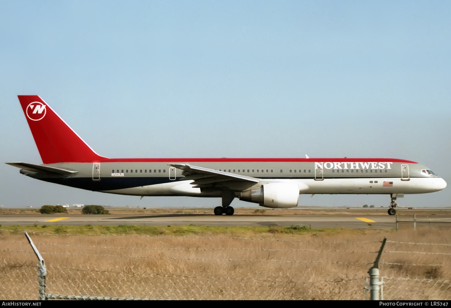 Aircraft Photo of N501US | Boeing 757-251 | Northwest Airlines | AirHistory.net #333726