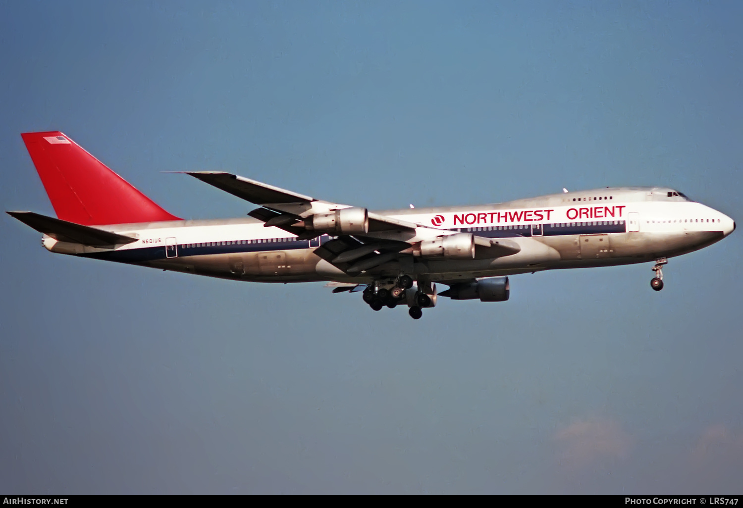 Aircraft Photo of N601US | Boeing 747-151 | Northwest Orient Airlines | AirHistory.net #333737