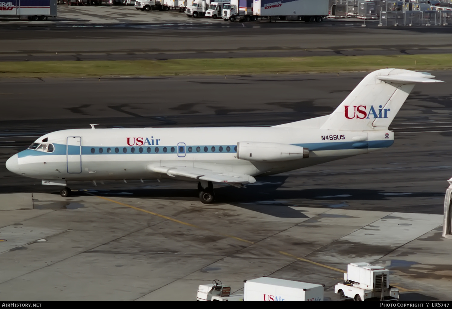 Aircraft Photo of N468US | Fokker F28-1000 Fellowship | USAir | AirHistory.net #333774