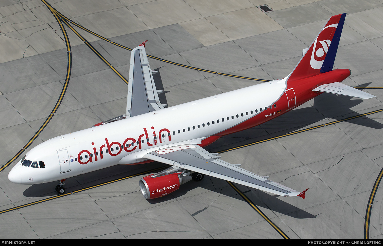 Aircraft Photo of D-ABZI | Airbus A320-216 | Air Berlin | AirHistory.net #333777