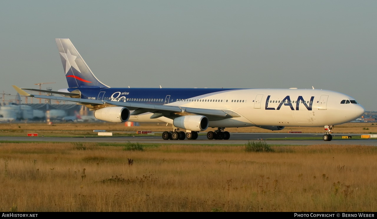 Aircraft Photo of CC-CQG | Airbus A340-313X | LAN Airlines - Línea Aérea Nacional | AirHistory.net #333805