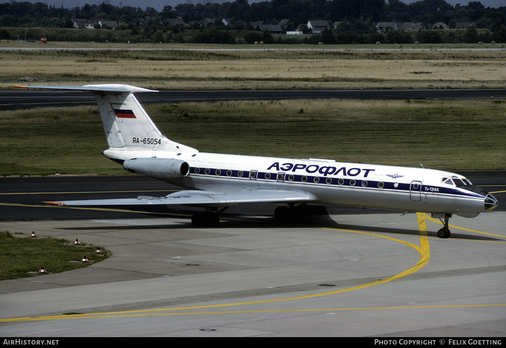 Aircraft Photo of RA-65054 | Tupolev Tu-134A | Aeroflot | AirHistory.net #333821