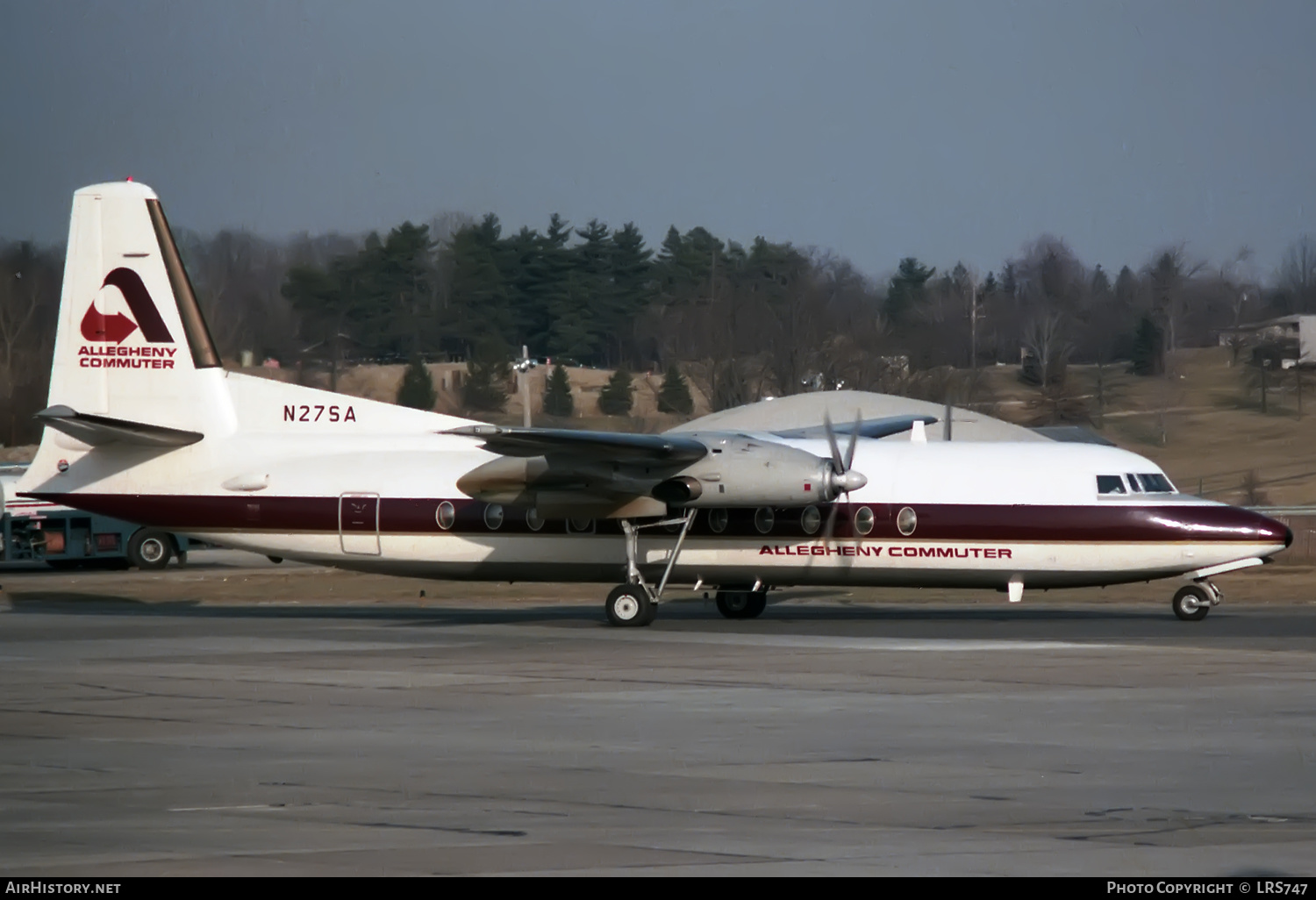 Aircraft Photo of N27SA | Fokker F27-500 Friendship | Allegheny Commuter | AirHistory.net #333835