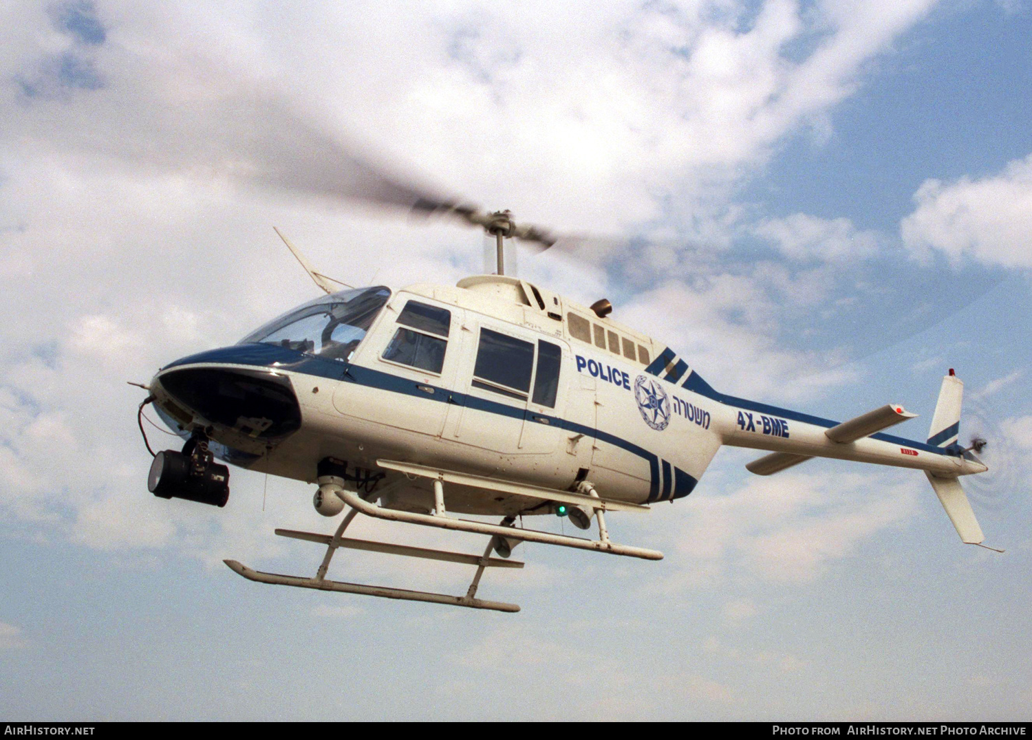 Aircraft Photo of 4X-BME | Bell 206B-3 JetRanger III | Police | AirHistory.net #333884