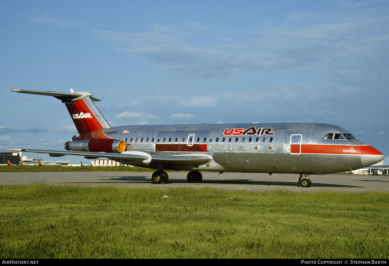 Aircraft Photo of N1134J | BAC 111-203AE One-Eleven | USAir | AirHistory.net #333936