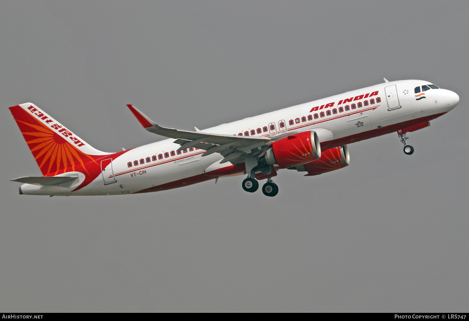 Aircraft Photo of VT-CIH | Airbus A320-251N | Air India | AirHistory.net #333945