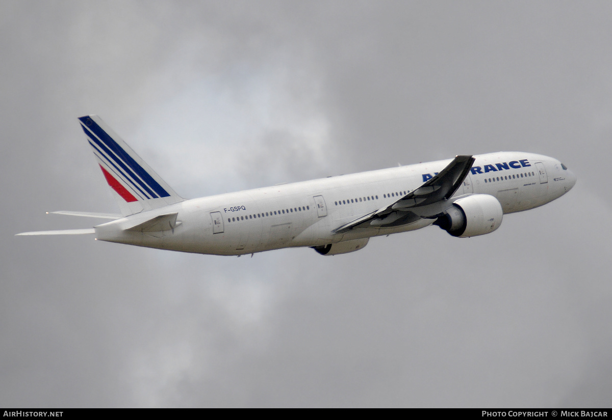 Aircraft Photo of F-GSPQ | Boeing 777-228/ER | Air France | AirHistory.net #333986