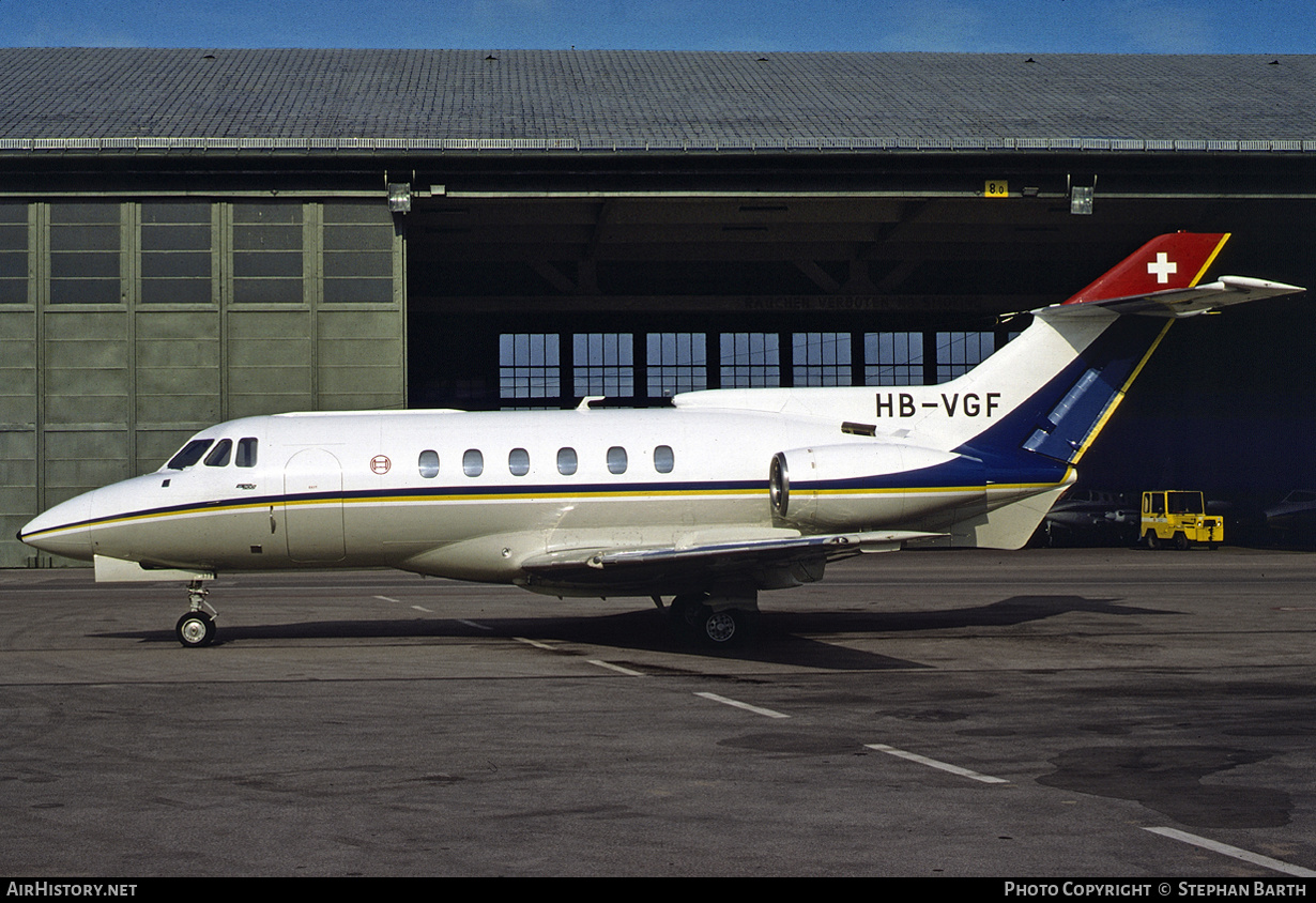 Aircraft Photo of HB-VGF | British Aerospace HS-125-700B | AirHistory.net #334002
