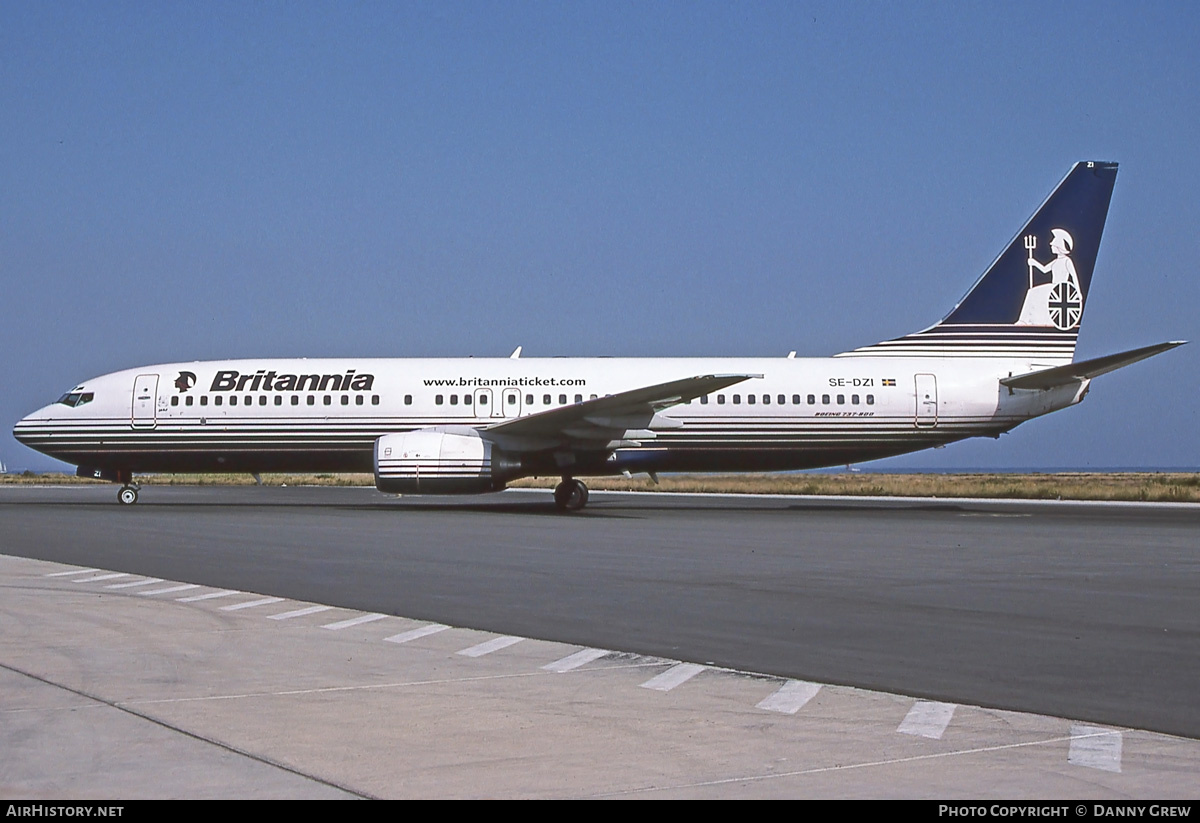 Aircraft Photo of SE-DZI | Boeing 737-804 | Britannia Nordic | AirHistory.net #334015