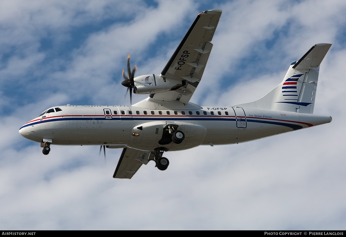 Aircraft Photo of F-OFSP | ATR ATR-42-500 | Air Saint-Pierre | AirHistory.net #334018