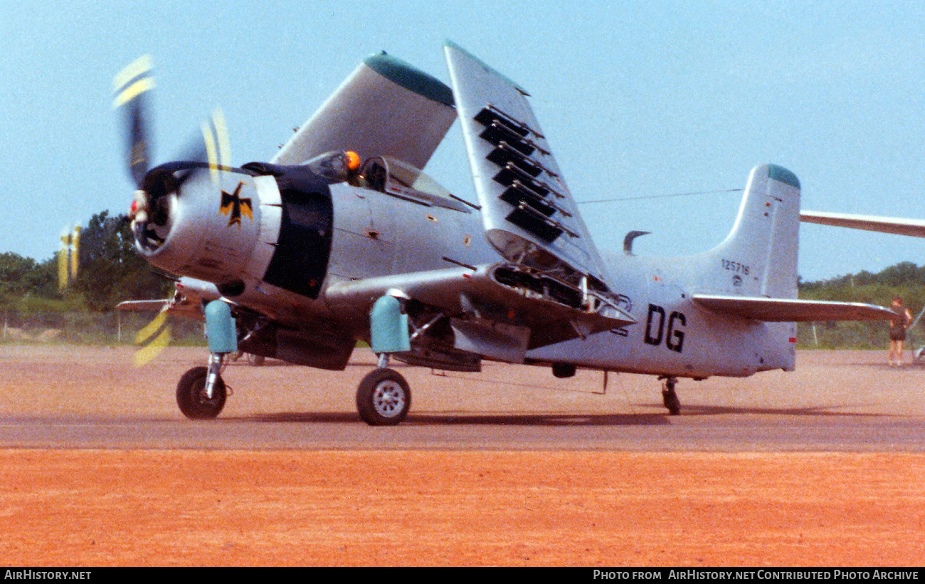 Aircraft Photo of 125716 | Douglas A-1D Skyraider (AD-4N) | France - Air Force | AirHistory.net #334043