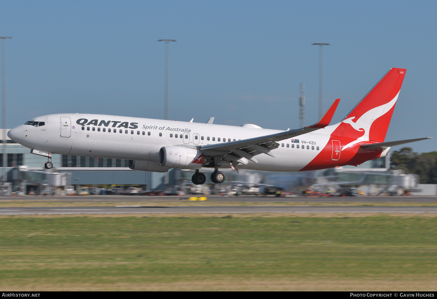 Aircraft Photo of VH-VZU | Boeing 737-838 | Qantas | AirHistory.net #334049