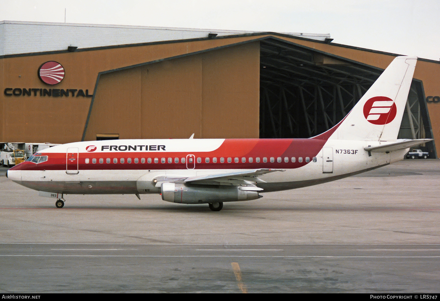 Aircraft Photo of N7363F | Boeing 737-247 | Frontier Airlines | AirHistory.net #334090