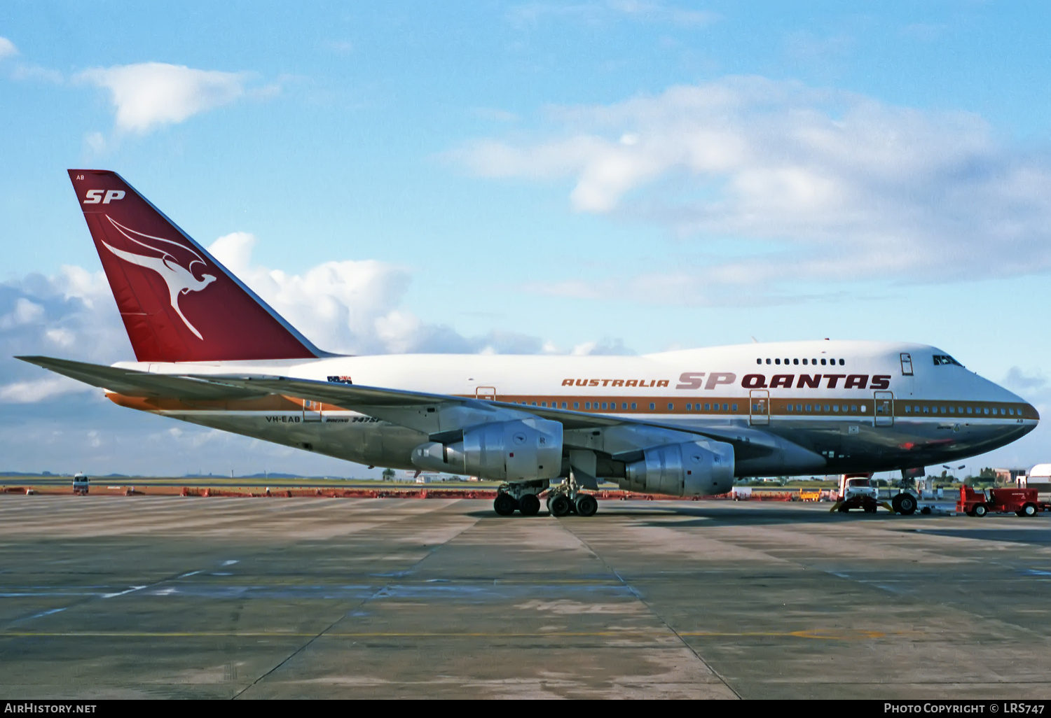Aircraft Photo of VH-EAB | Boeing 747SP-38 | Qantas | AirHistory.net #334091
