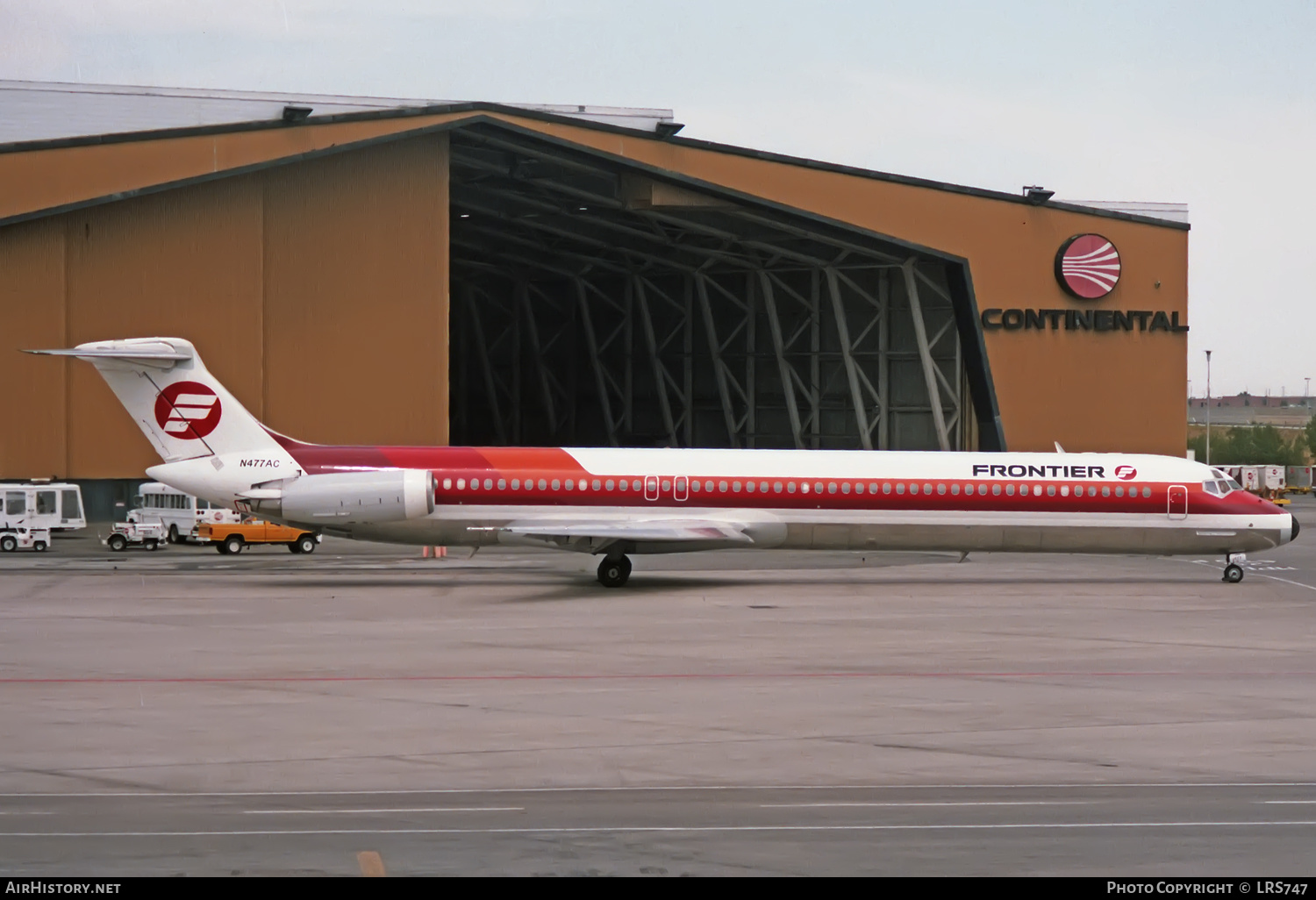 Aircraft Photo of N477AC | McDonnell Douglas MD-82 (DC-9-82) | Frontier Airlines | AirHistory.net #334093