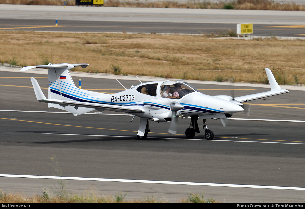 Aircraft Photo of RA-02703 | Diamond DA42 Twin Star | AirHistory.net #334094