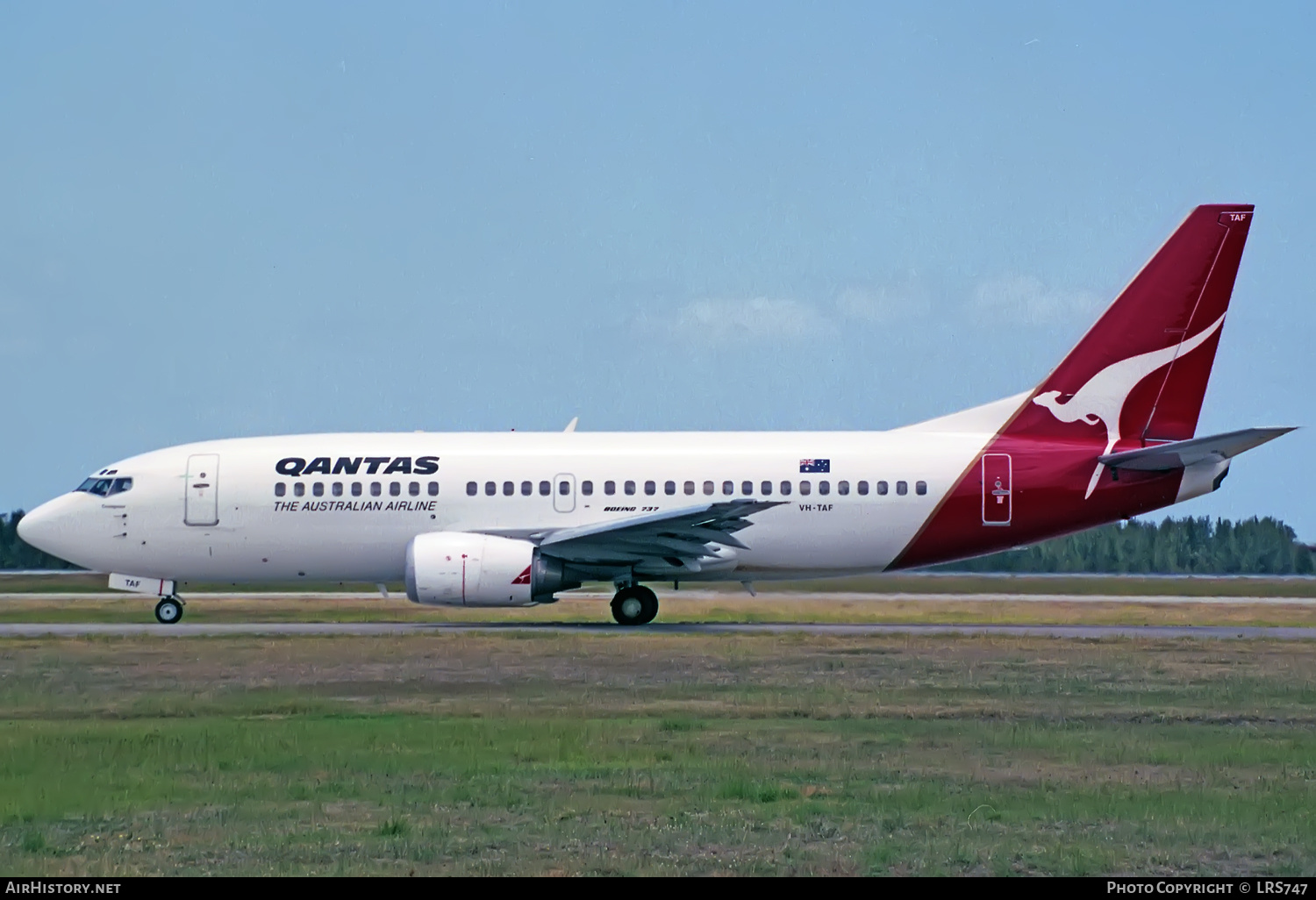 Aircraft Photo of VH-TAF | Boeing 737-376 | Qantas | AirHistory.net #334097