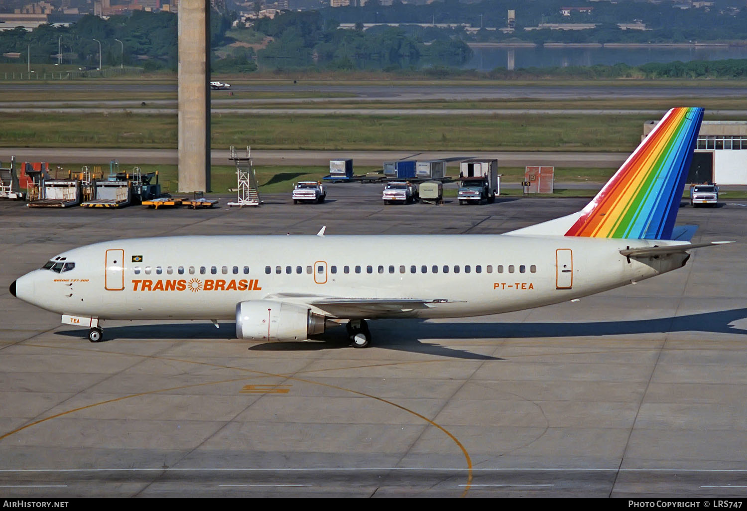 Aircraft Photo of PT-TEA | Boeing 737-3Y0 | TransBrasil | AirHistory.net #334128